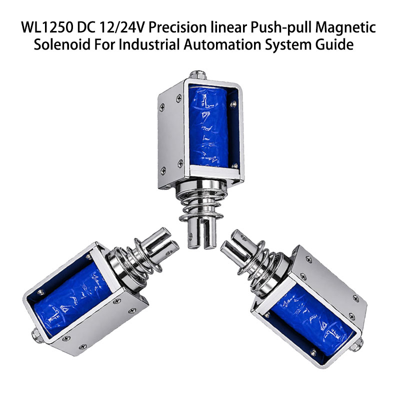 Custom Push-Pull Magnetic Solenoid for Linear Motion Control