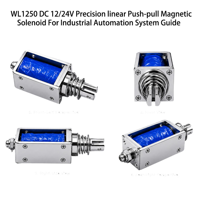 DC Push-Pull Magnetic Solenoid for Industrial Equipment