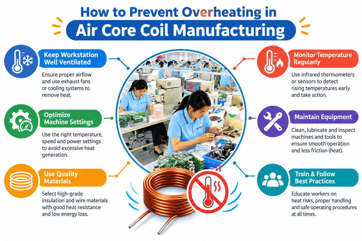 How to Prevent Overheating in Air Core Coil Manufacturing