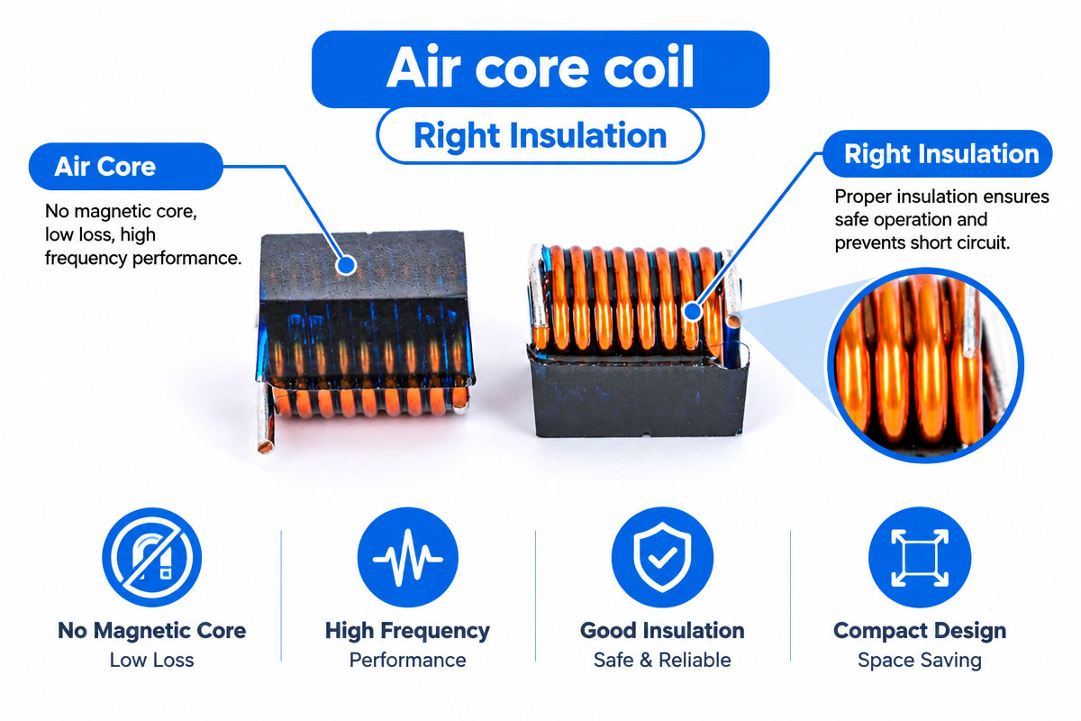 Make Sure the Air Core Coil with Right Insulation