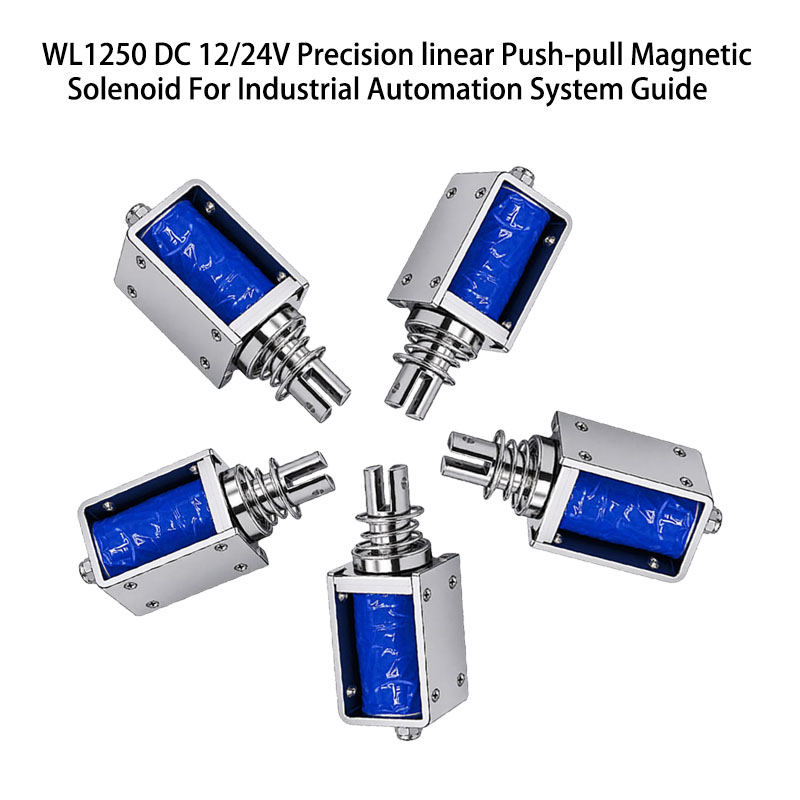 Push-Pull Magnetic Solenoid for Automation Control Systems