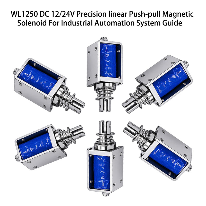 Push-Pull Magnetic Solenoid for Industrial control system